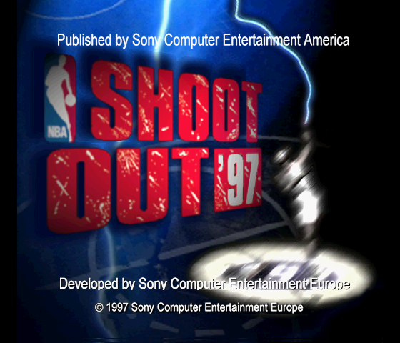 NBA ShootOut 97 Title Screen